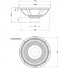 EIGHTEEN SOUND 21NLW9001/8 21" динамик, неодим, 8 Ом, 1800 Вт AES, 96dB, 24-1500 Гц