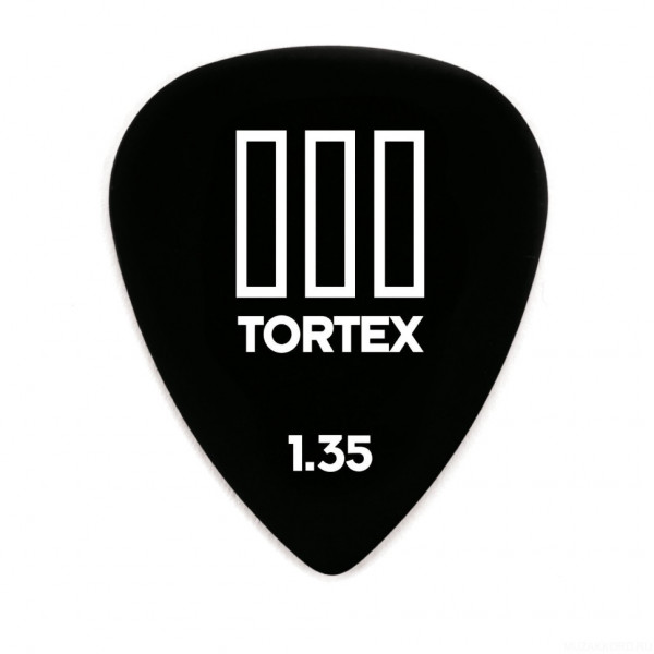 DUNLOP 462P1.35 Tortex TIII набор медиаторов 1.35 мм 12 шт