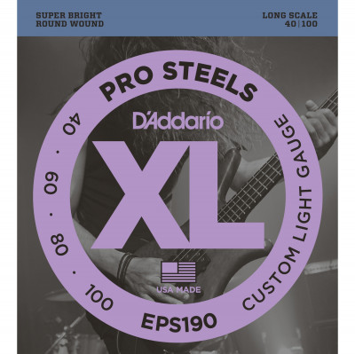 D'Addario EPS190 - струны для бас-гитары Long 40-100