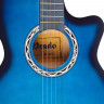 Акустическая гитара PRADO HS-3810 BLU синяя бёрст матовый