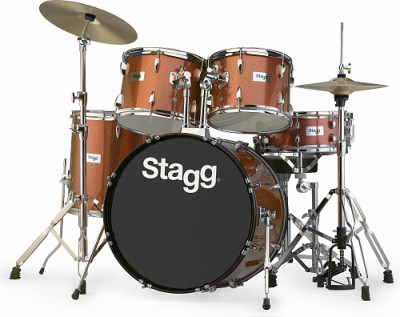 STAGG TIM322B SPBR ударная установка барабанная акустическая коричневая- brown sparkle