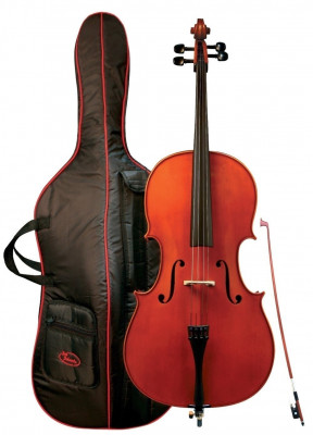 GEWA Set Ideale 4/4 виолончель, массив ели, волнистый клен, чехол, комплект, комплектация Германия