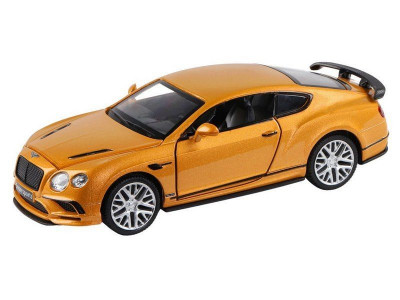 Машина "АВТОПАНОРАМА" Bentley Continental Supersports, оранжевый, 1/32, в/к 17,5*12,5*6,5 см