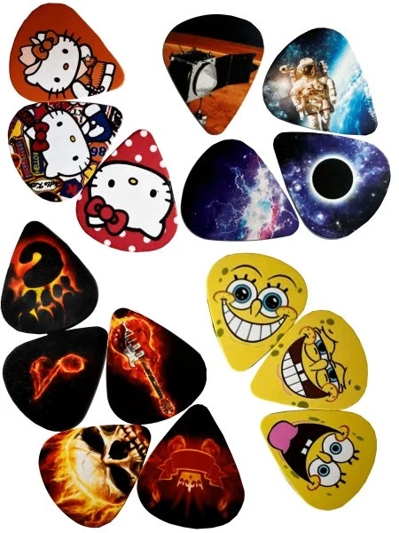 Bosstone GP-C0.46 Медиатор, АБС-пластик, 0.46 тонкий, 100 шт