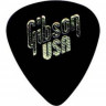 GIBSON APRGG-74M 1/2 GROSS BLACK STANDARD STYLE/MEDIUM медиатор (в упаковке 72 штуки)