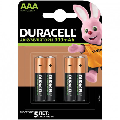 Аккумулятор тип AAA DURACELL HR03 4 шт