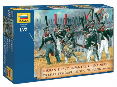 Русские гренадеры 1812 гг. 1/72