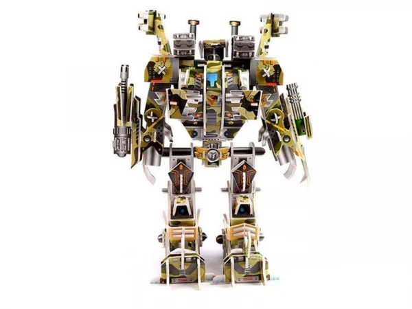 3D пазлы из пенокартона РОБОТ ШТУРМОВИК (106 деталей)
