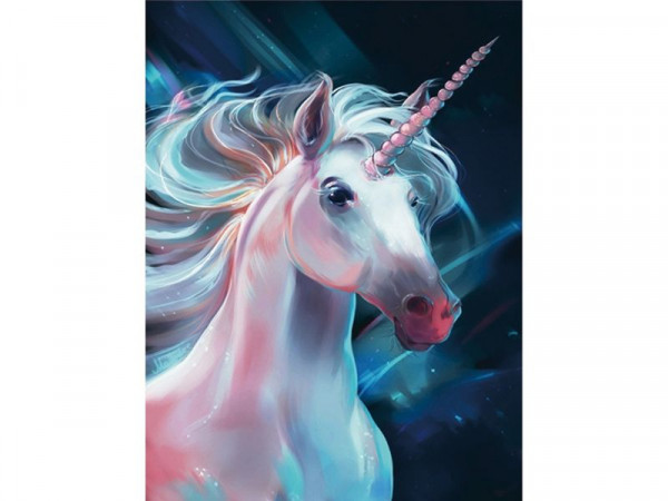 Алмазная мозаика 15х20 СКАЗОЧНЫЙ ЕДИНОРОГ (19 цветов)