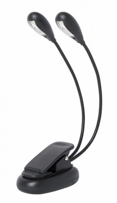 Светильник для пюпитра FIRE&STONE MODEL 02/02 Music Stand Lamp на прищепке 2 усика, 4 LED-лампочки