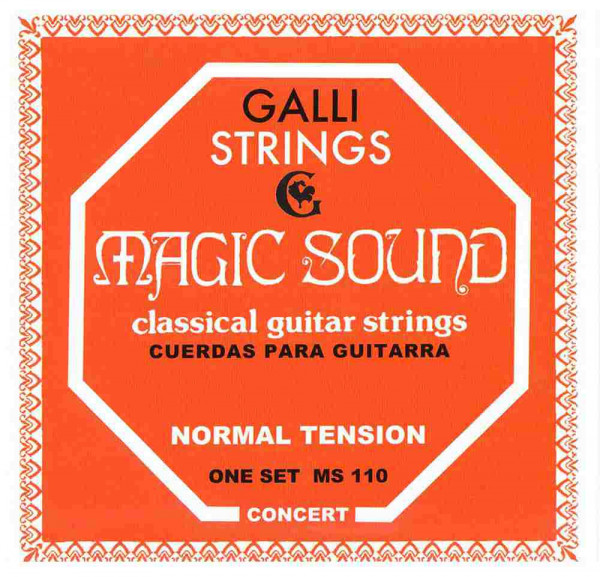 Комплект струн для классической гитары GALLI STRINGS MS110 серия magic sound