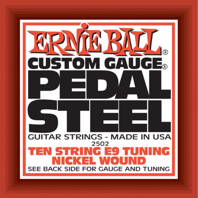 Комплект струн для педальной слайд-гитары Ernie Ball P02502