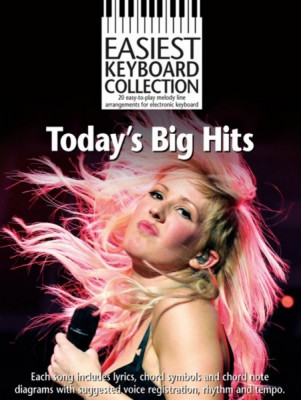 AM1007248 Easiest Keyboard Collection: Today's Big Hits книга с нотами и аккордами