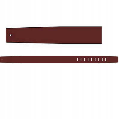 Perri's P25EX-176 RED - ремень для гитары кожаный