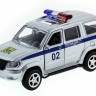 Машина "АВТОПАНОРАМА" инерц. УАЗ Патриот (полиция) 1/50, в/к 12*7*5,5 см