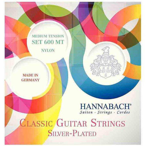 Комплект струн для классической гитары HANNABACH 600MT Silver-Plated Green