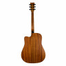 Акустическая гитара BEAUMONT DG142C дредноут с вырезом, ель, цвет натуральный, матовый