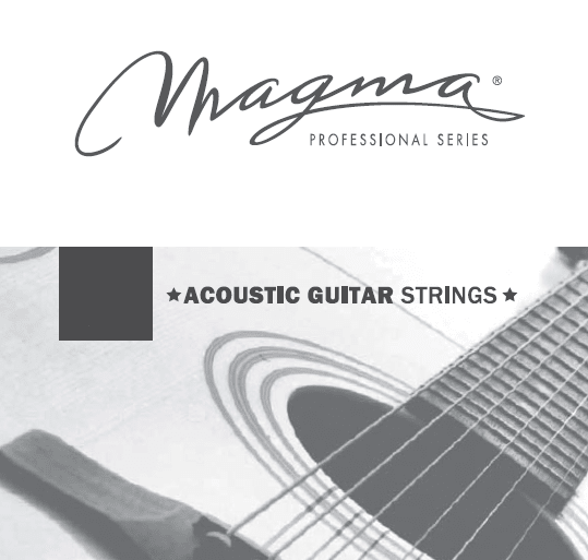 Одиночная струна для акустической гитары 15 Magma Strings GA015PB