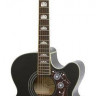 EPIPHONE EJ-200CE BLACK GLD HDWE (W/SHADOW PREAMP)