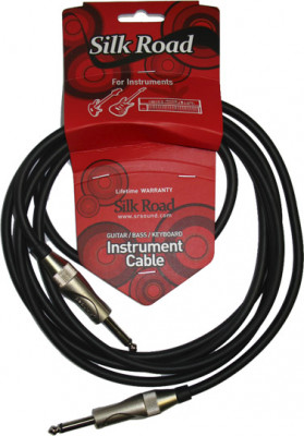 SilkRoad LN-3 BK кабель инструментальный 3 м Jack-Jack Люкс (моно)