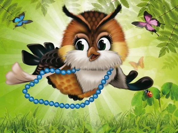 Алмазная мозаика 15х20 УЧУСЬ ЛЕТАТЬ (16 цветов)