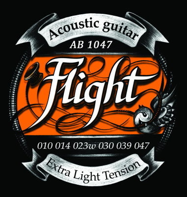 FLIGHT AB / 1047 струны для акустической гитары