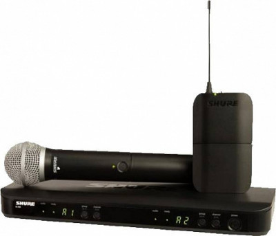 Shure BLX1288E/SM58 M17 радиосистема с радиомикрофоном и поясным передатчиком
