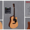 Sigma DMC-STE электроакустическая гитара