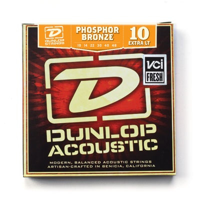 DUNLOP DAP Phosphor Bronze Extra light 10-48 струны для вестерн-гитары