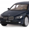 Машина "АВТОПАНОРАМА" BMW 760LI, синий, 1/34, свет, звук, инерция, в/к 17,5*13,5*9 см