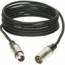 KLOTZ GRG1FM03.0 GREYHOUND готовый микрофонный кабель, никелированные разъемы Klotz XLR мама XLR папа, длина 3 м