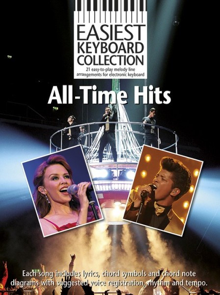 HLE90004585 Easiest Keyboard Collection: All-Time Hits книга с нотами и аккордами