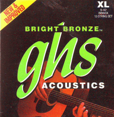 GHS BB / 60X струны для 12-струнной акустической гитары