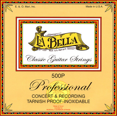 LA BELLA 500P Recording Concert High 28-42 струны для классической гитары