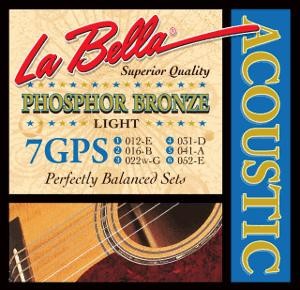 LA BELLA 7 / GPS струны для акустической гитары