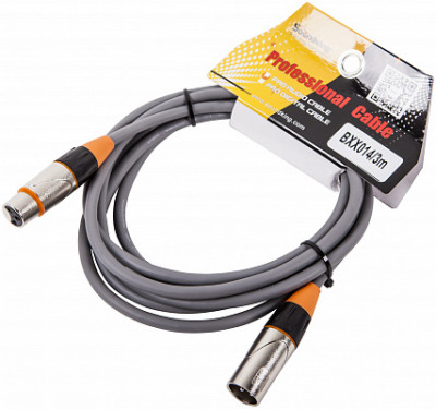 SOUNDKING BXX014-3M микрофонный кабель XLR мама-XLR папа 3 м
