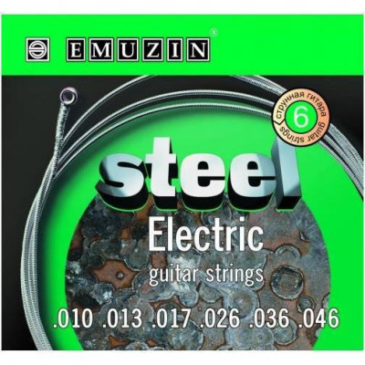 Комплект струн для электрогитары EMUZIN STEEL ELECTRIC .010 -.046