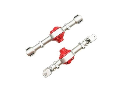 Металлические корпуса переднего и заднего мостов MN MODEL для моделей MN-90, MN-91 (серебристый)