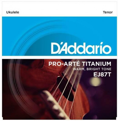 Комплект струн для укулеле тенор D'ADDARIO EJ87T серия Titanium