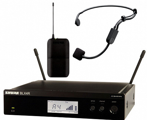 Shure BLX14RE/P31 M17 радиосистема с головным микрофоном рэковые крепления