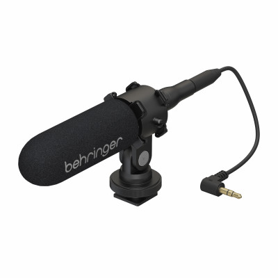 BEHRINGER VIDEO MIC -  накамерный конденсаторный микрофон, 40 Гц -16 кГц, 120 дБ, разъем mini-jack 3.