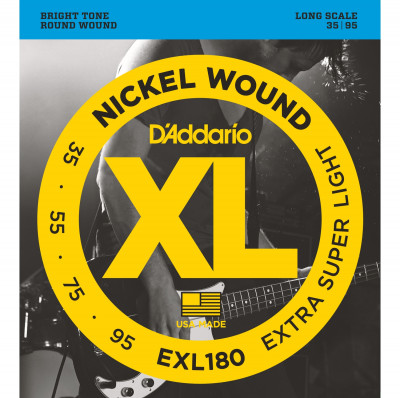 D'Addario EXL180 - струны для бас-гитары xsuper/soft 35-95