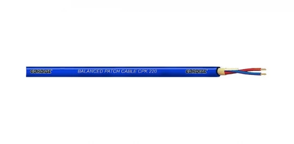 Cordial CPK 220 Blue микрофонный кабель 4,7 мм, синий