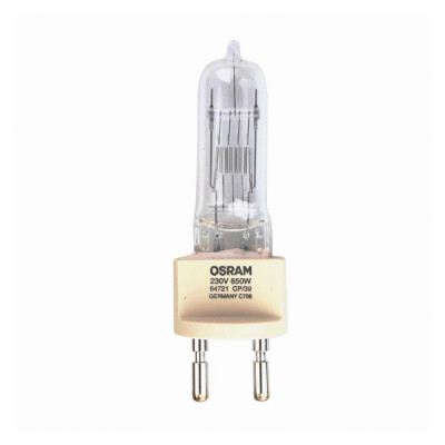 Лампа галогеновая OSRAM 64721/CP39, 230 В/650 Вт, G22