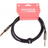 Аудио кабель FORCE FLC-02/2 JACK1/4" stereo-JACK1/4" stereo, 2 м
