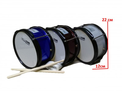 MEGATONE KSD-84/MRW детский барабан 8" х 4"+ фурнитура (4 натяжных болта), палочки и ремень