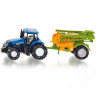 Трактор  Siku 1668 New Holland с опрыскивателем