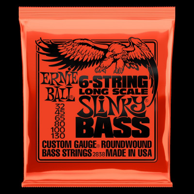 Комплект струн для 6-струнной бас-гитары Ernie Ball P02838