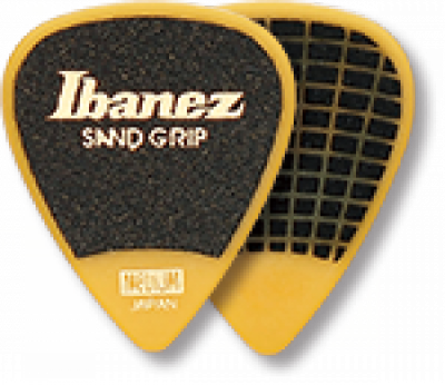 IBANEZ PA14HSG-YE PICKS медиатор heavy, цвет желтый с абразивным напылением, толщина 1 mm (50 штук в упаковке)