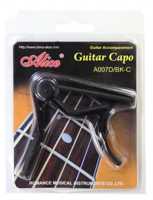 ALICE A007D/BK C каподастр для классической гитары